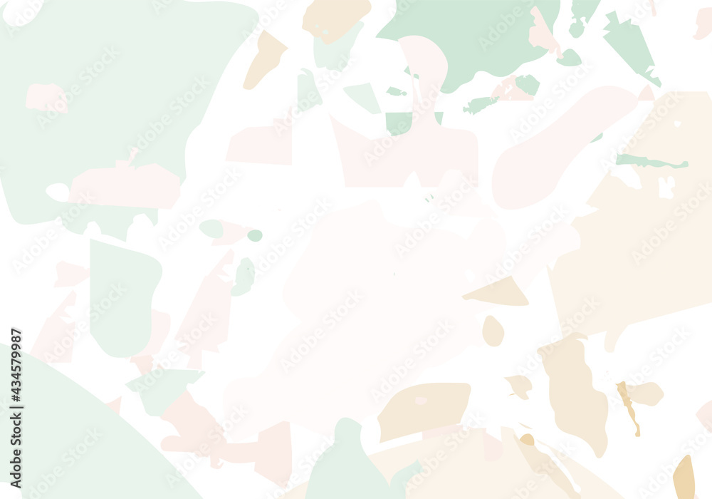 Terrazzo modern abstract template. Pink and green Terrazzo modern abstract template. Pink and green