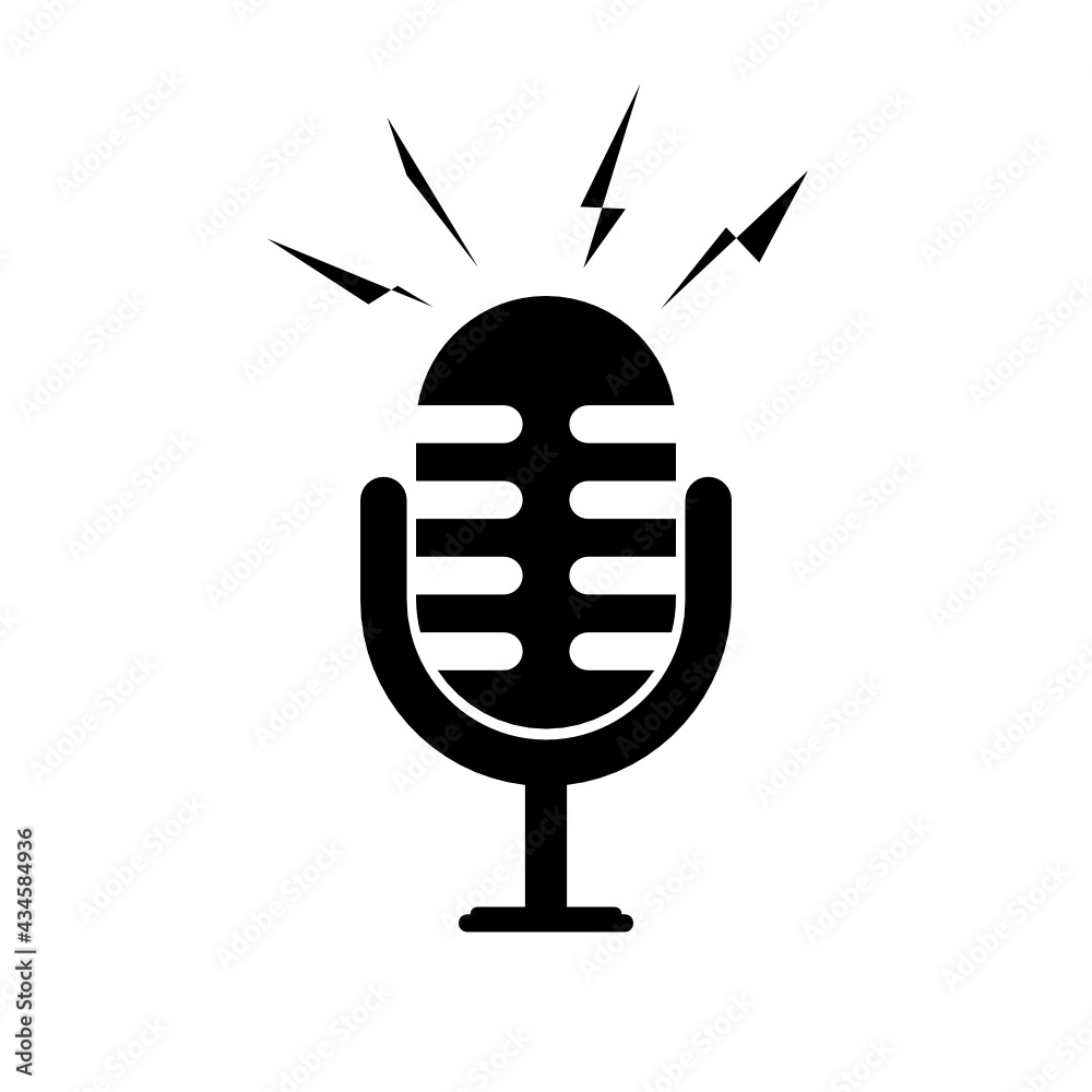 Mic Icon. Microphone Icon. SVG Icon. Stock Vector | Adobe Stock