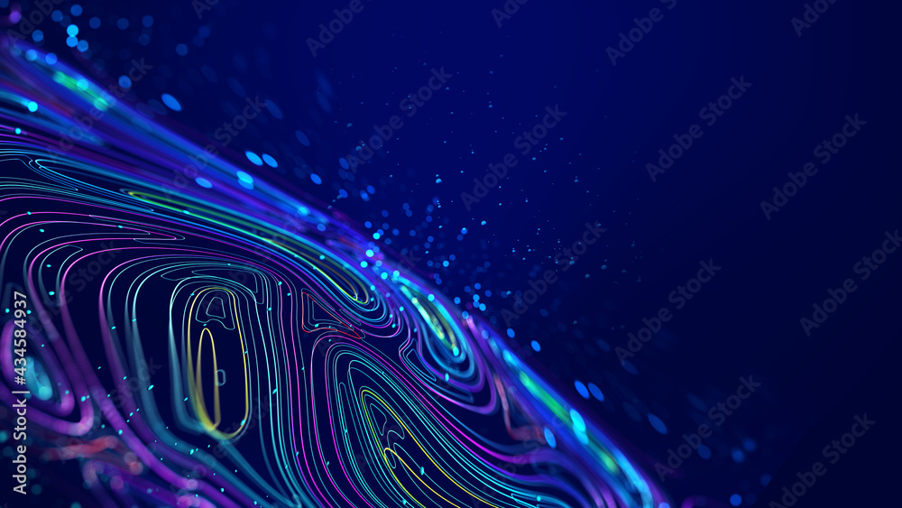 © Siarhei - Big Data concept. Digital neural network. Introduction of artificial intelligence. Cyberspace of future. Abstract business 3D illustration, shallow depth of field © Siarhei - Big Data concept. Digital neural network. Introduction of artificial intelligence. Cyberspace of future. Abstract business 3D illustration, shallow depth of field
