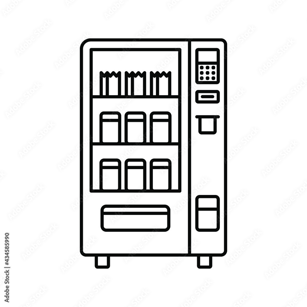 vending machines vector icon. vector illustration vending machines vector icon. vector illustration