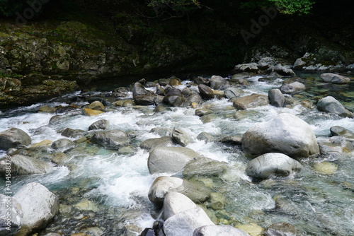 Japan's best mountain stream landscape photo