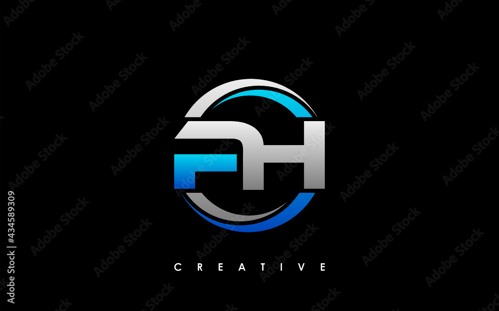 PH Letter Initial Logo Design Template Vector Illustration PH Letter Initial Logo Design Template Vector Illustration