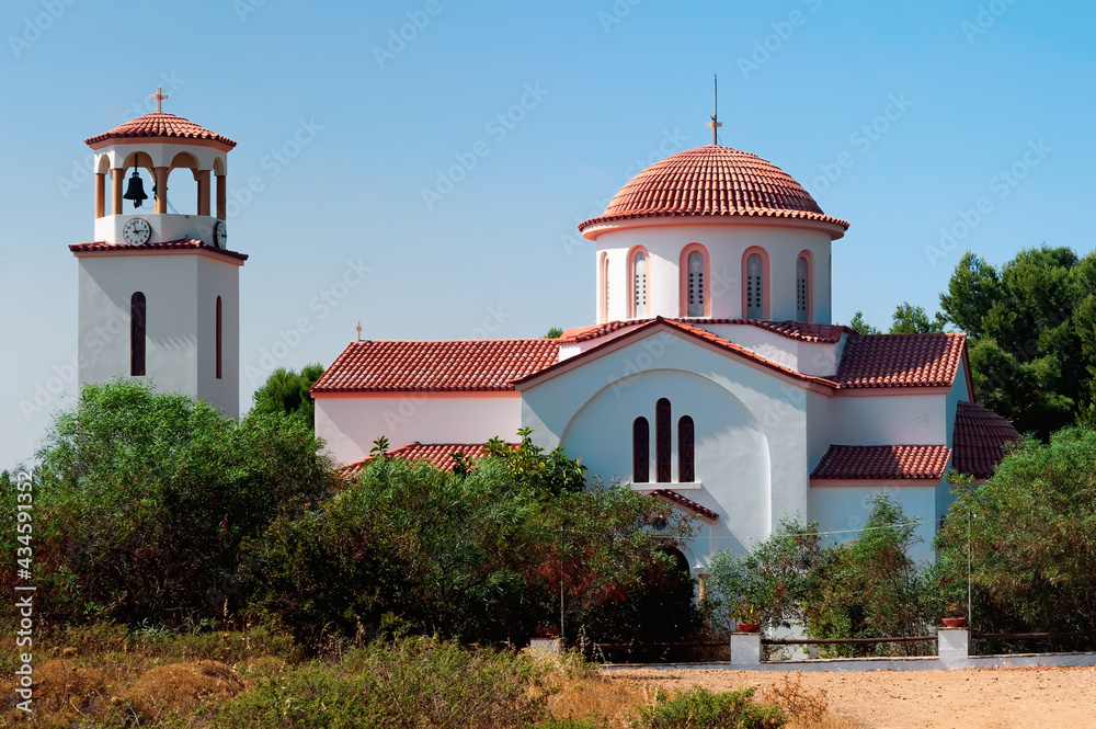 The church of Naxos island, Cyclades, Greece