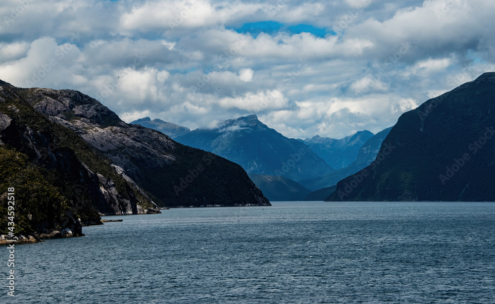 Scenic View of Fiordland National Park, New Zealand