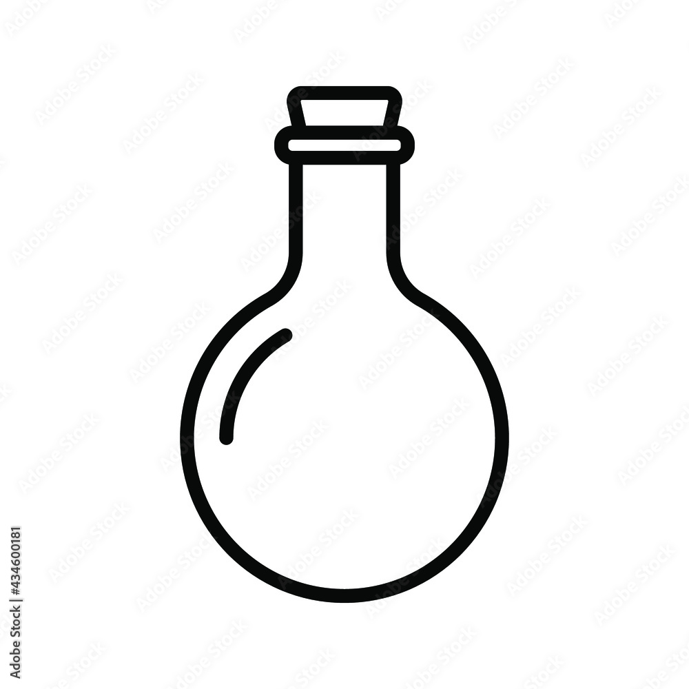 potion bottle icon. magic Bottle potion sign. vector illustration