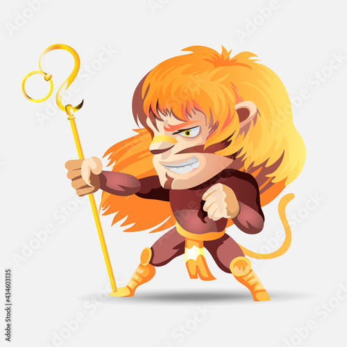 Zodiac signs - Leo. Colored vector illustration. Leo funny cute cartoon character. Isolated on white background. Print design, prediction, horoscope
