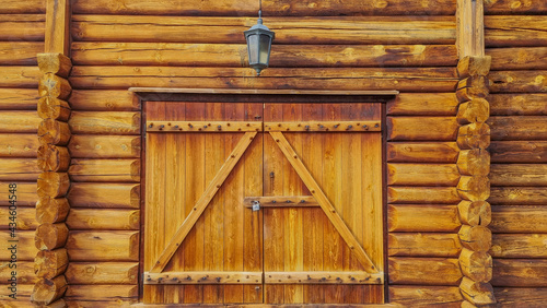 old wooden door, old barn door, wood, old lamp traditional