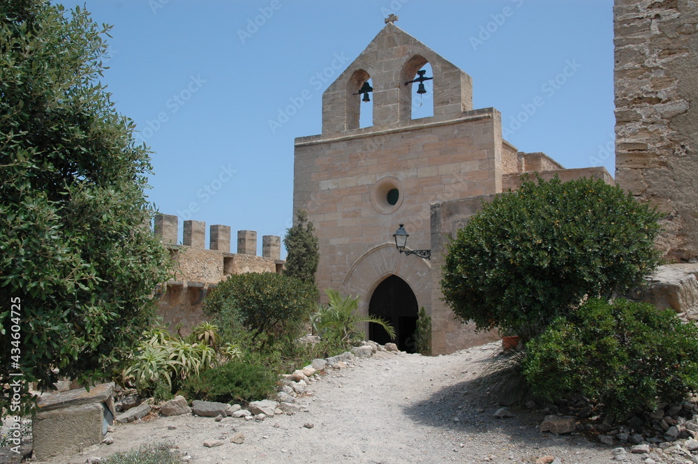 Church in the Castell de Capdepera; Mallorca; Balearic Islands