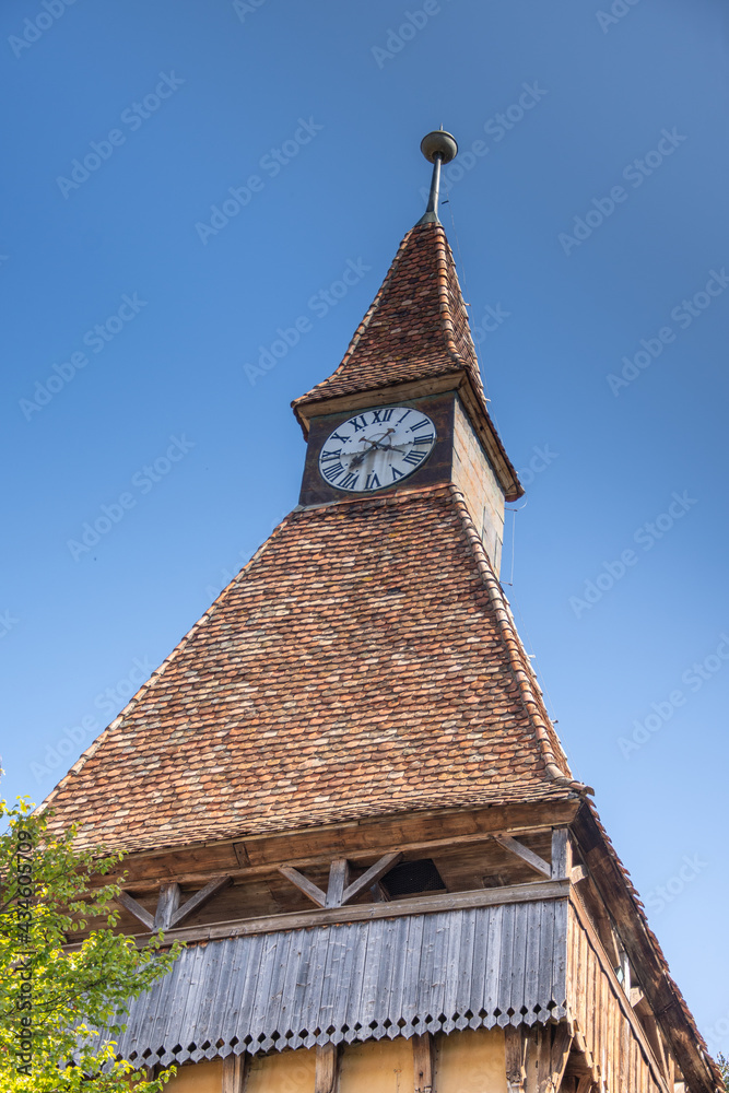 Fortified church in Biertan, Sibiu, Romania, September 2020