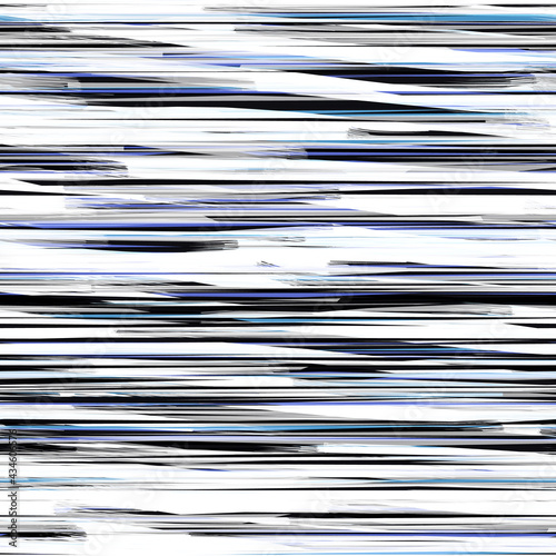 Blue and grey seamless pattern with brush strokes effect. Abstract vector background for web page, banners backdrop, fabric, home decor, wrapping