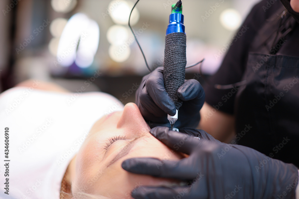 GetUSCart Pinkiou Microblading Pen with needles Permanent Makeup Pen  Machine for Manual Eyebrow Tattoo Gold