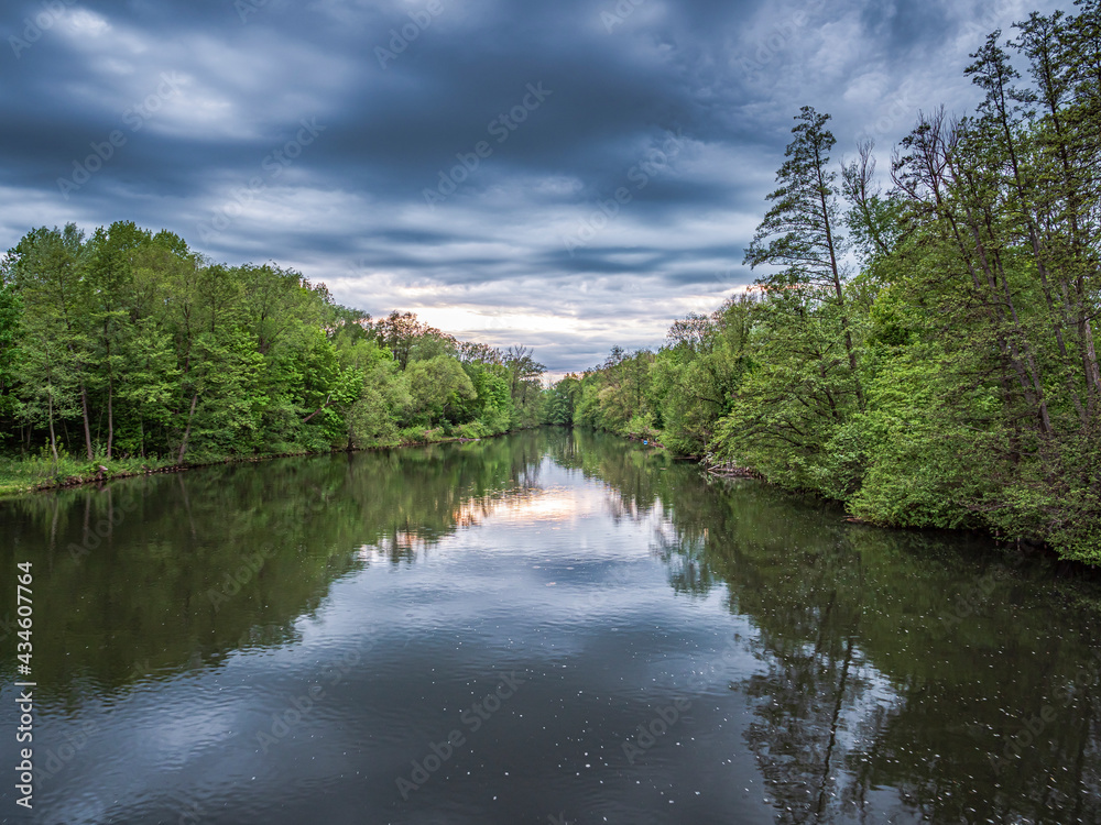 Abendstimmung am Fluss Abendstimmung am Fluss