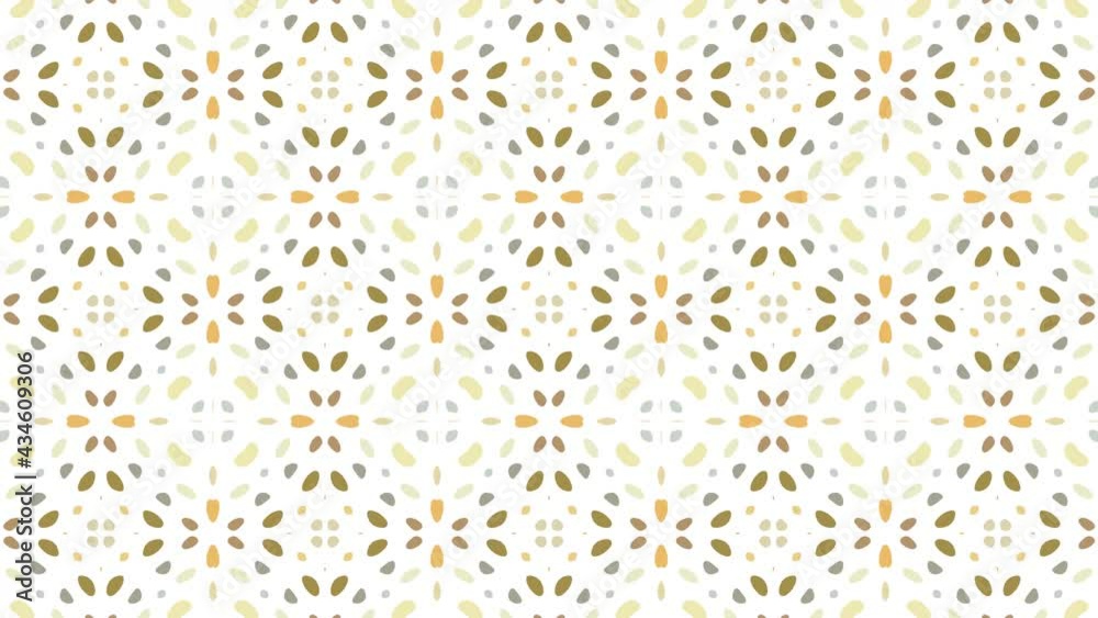 Abstract kaleidoscope pattern background. 4K fractal motion graphics. Light-colored geometric animation. Seamless Loop. Abstract kaleidoscope pattern background. 4K fractal motion graphics. Light-colored geometric animation. Seamless Loop.
