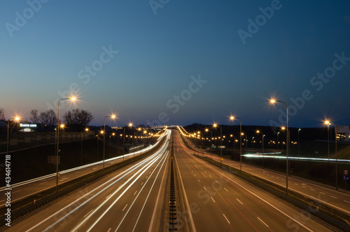 Evening view of the Tricity ring road.