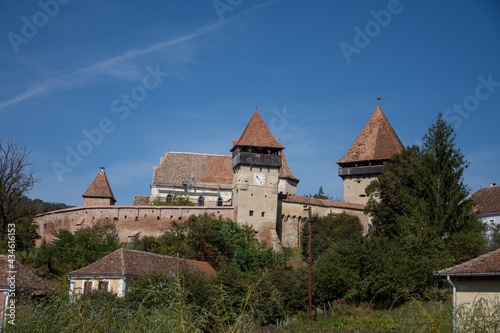 Fortified church from Alma Vii village, Moșna commune, Sibiu county, September 2020