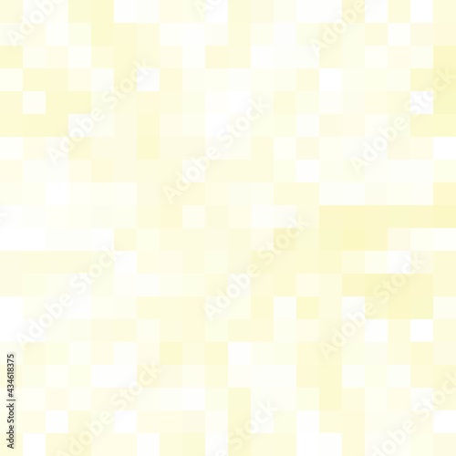 Abstract Yellow mosaic background. Vector background. Gold mosaic. Pixel art background.