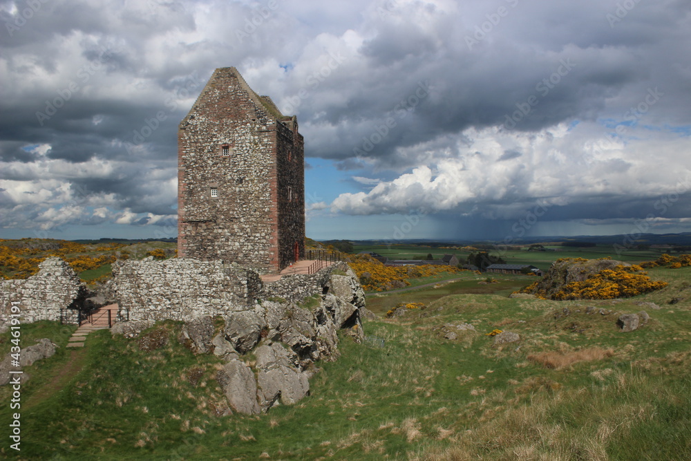 Smailholm Tower, Roxburghshire, Scottish Borders.