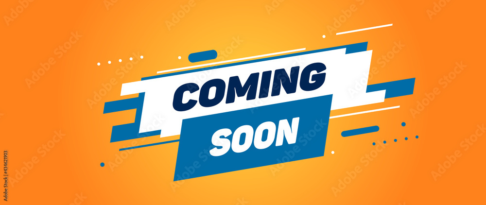 Сoming soon yellow background design. widescreen Сoming soon yellow background design. widescreen