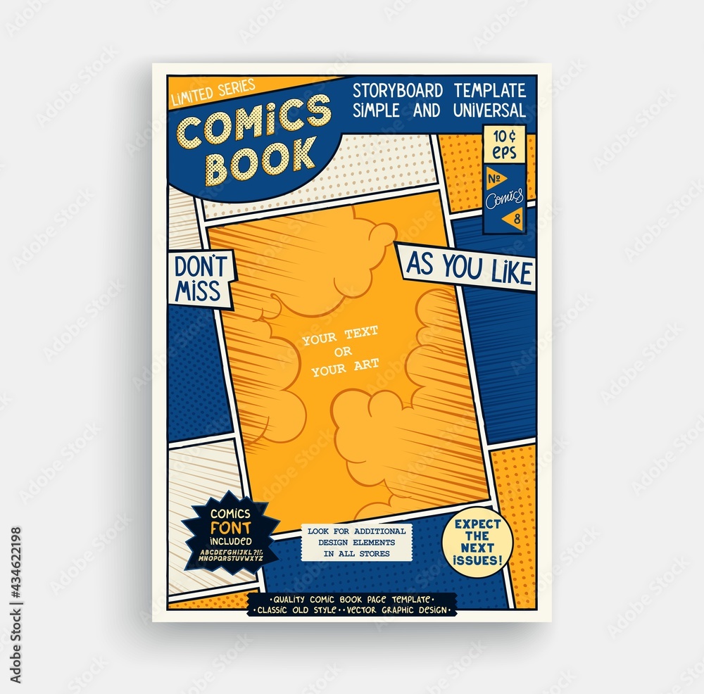 comic-book-page-template-classic-storyboard-artwork-comics-magazine