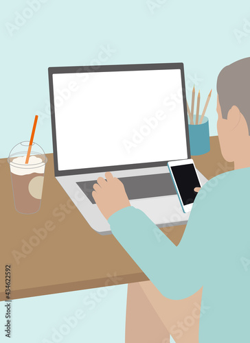 Laptop  Work  Internet  Research  Computer