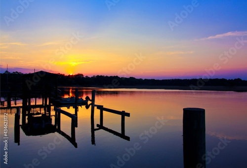 Sunset On The Docks