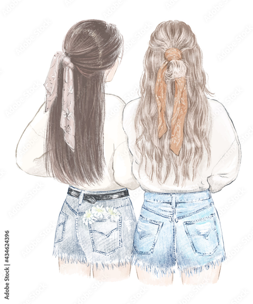 best friends forever never apart maybe in distance but never in heart   drawn 2 yrs ago  Friends sketch Cute best friend drawings Best friend  sketches