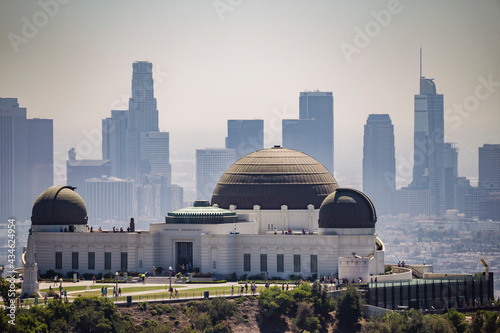 Griffith Observatory and downtown Los Angeles