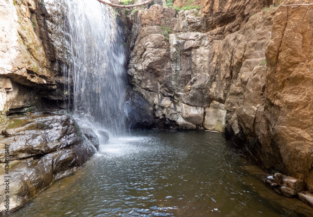 Naklejka premium waterfall in the forest