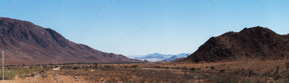 panorama namib naukluft national park - namibian landscape