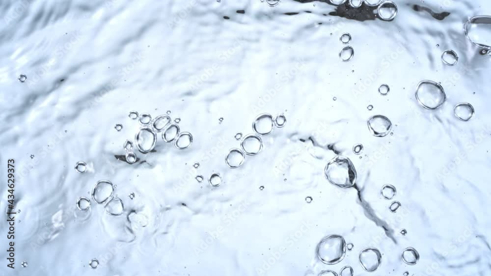 Super Slow Motion Shot of Flowing and Bubbling Water at 1000 fps. Super Slow Motion Shot of Flowing and Bubbling Water at 1000 fps.