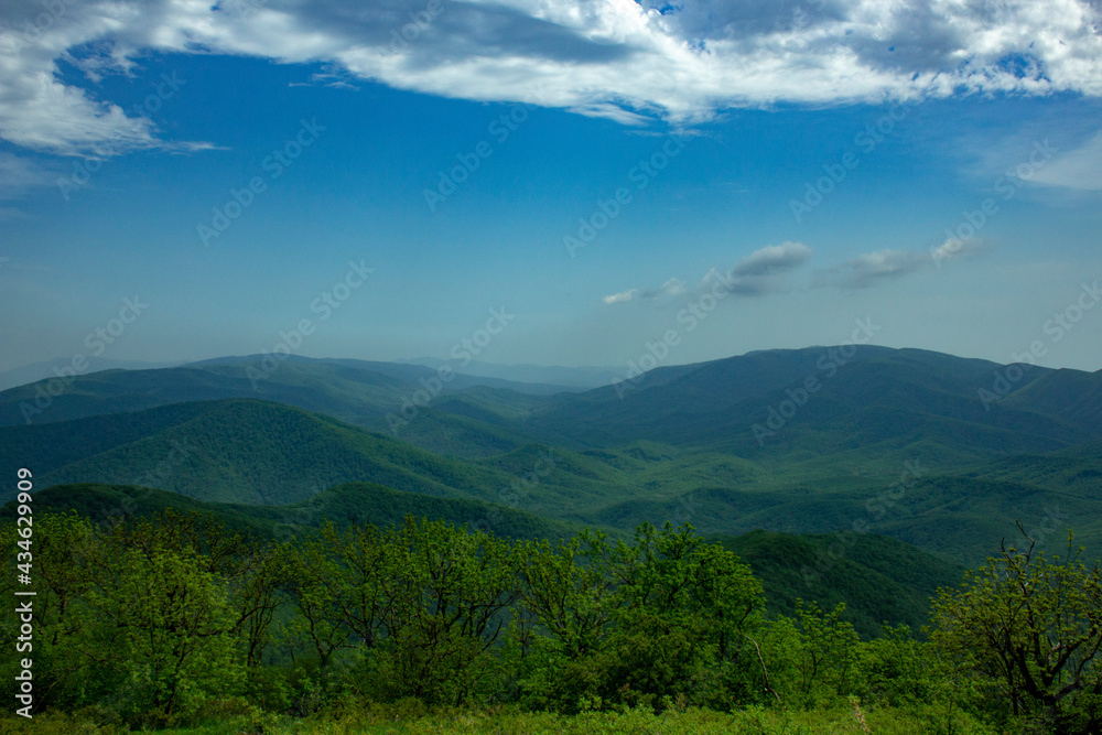 landscape with clouds