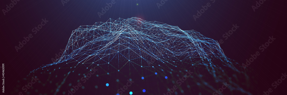 Fondo abstracto de tecnología y ciencia. Computación en la nube y trabajo en red .Concepto de telecomunicaciones Fondo abstracto de tecnología y ciencia. Computación en la nube y trabajo en red .Concepto de telecomunicaciones