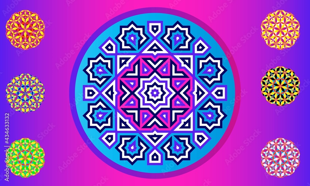 Arabic Floral Frame. Traditional Islamic Design. Mosque decoration element. Elegance Background with Text input area in a center. Arabic Floral Frame. Traditional Islamic Design. Mosque decoration element. Elegance Background with Text input area in a center.