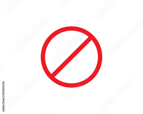 red, simple, flat, modern, clean stop, cancel, block, no, stoppage, quit, remove, delete,take away, cancelled icon, design element for all boards, designs.