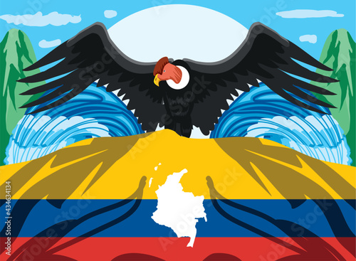 Colombia condor flag