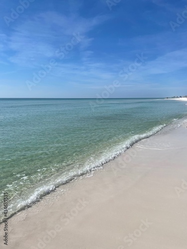 Florida Emerald Coast beach and Gulf of Mexico water 