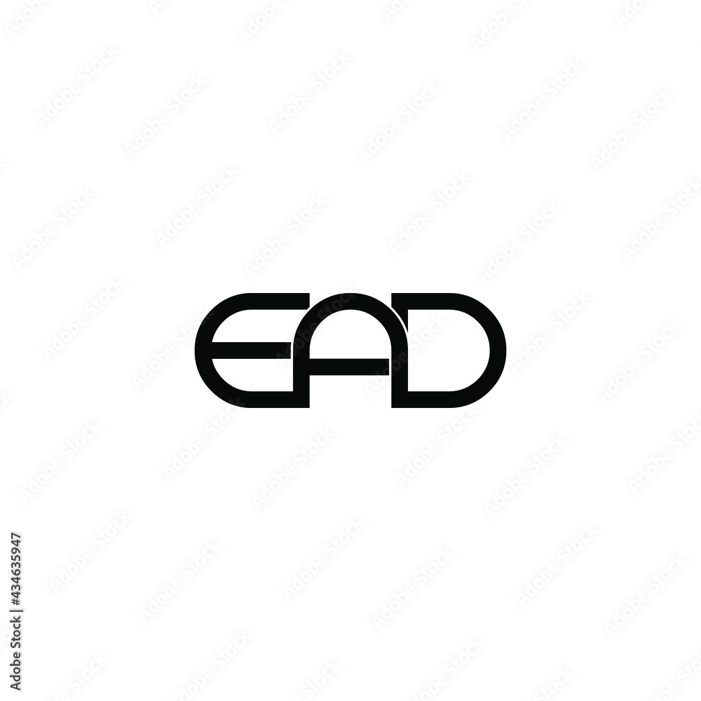 ead letter original monogram logo design ead letter original monogram logo design