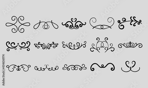 dividers icon set
