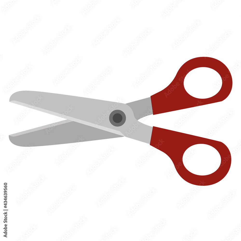 Isolated scissors icon School supplies Vector illustration Isolated scissors icon School supplies Vector illustration