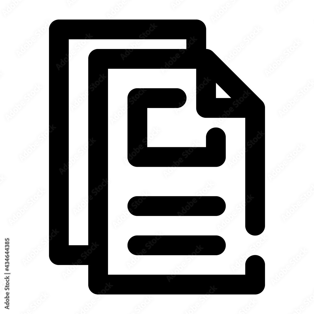 icon documents using line style icon documents using line style
