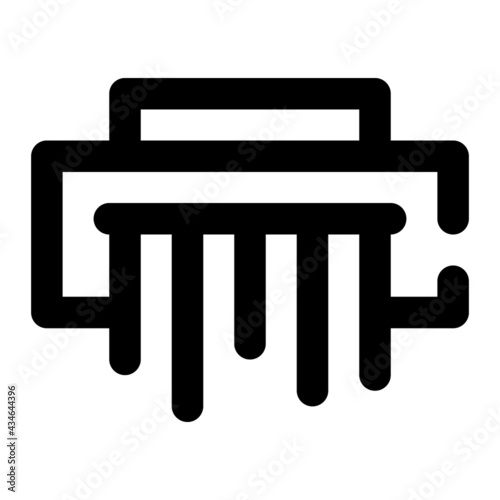 icon shredder using line style