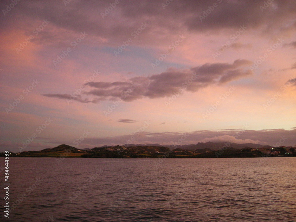 Fototapeta premium Sunrise over Grenada