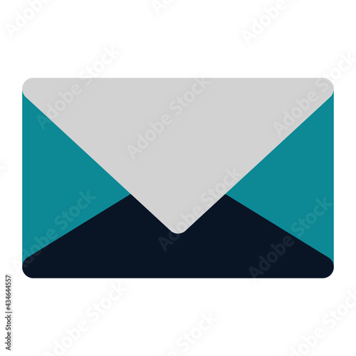 Free Download icon new mail using flat style and blue color dominate - GFXLoad