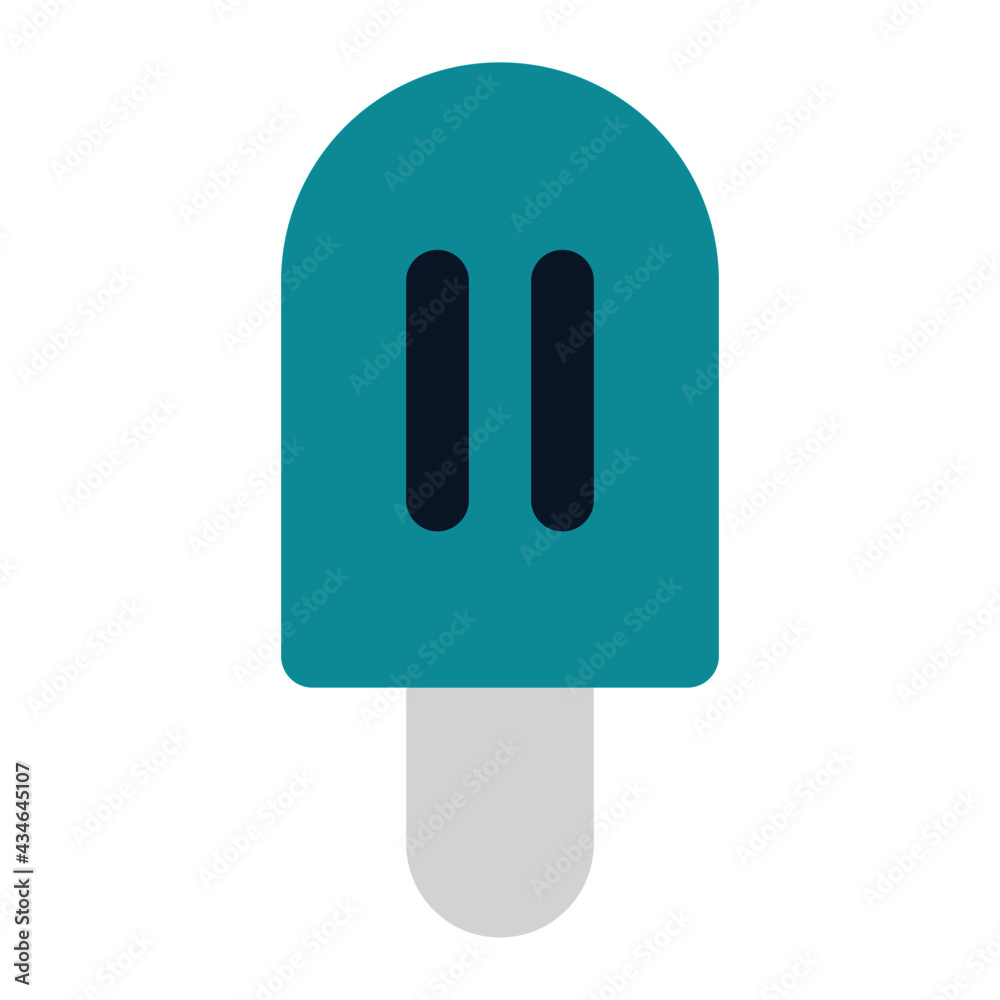 icon ice pop using flat style and blue color dominate icon ice pop using flat style and blue color dominate
