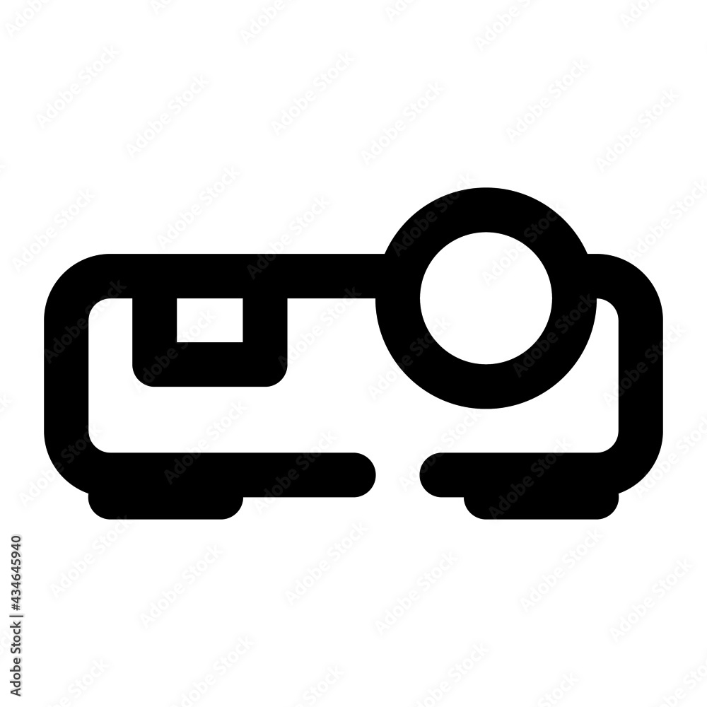 icon projector using line style icon projector using line style