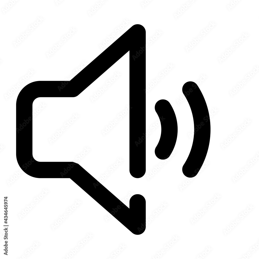 icon speaker medium using line style icon speaker medium using line style