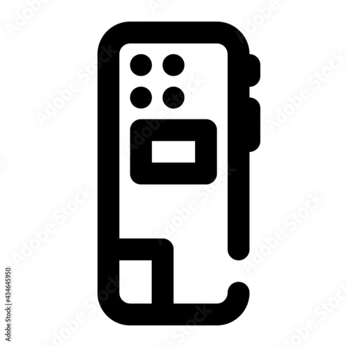 icon voice recorder using line style