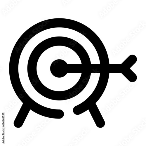 icon target seo using line style
