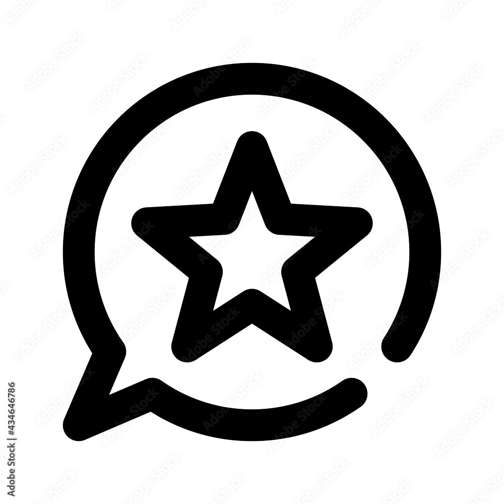 icon favorite post using line style icon favorite post using line style