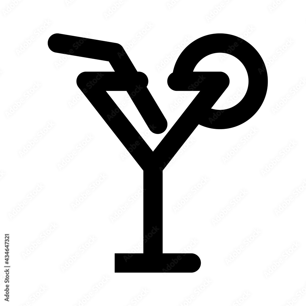icon drink place using line style icon drink place using line style